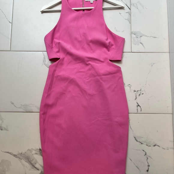 Elizabeth and James Pink Sleeveless Cut-Out Dress - Picture 1 of 5